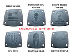 Laser Engraved Mounting Plates (NOT A MAGNET)